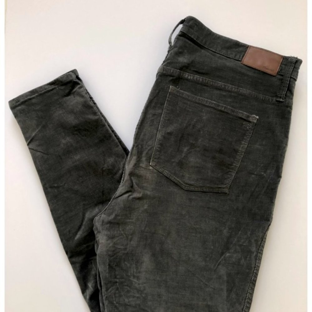 Madewell Gray Corduroy Pants